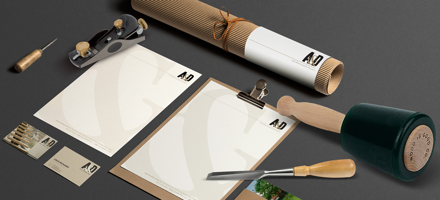 Stationery design for Builders